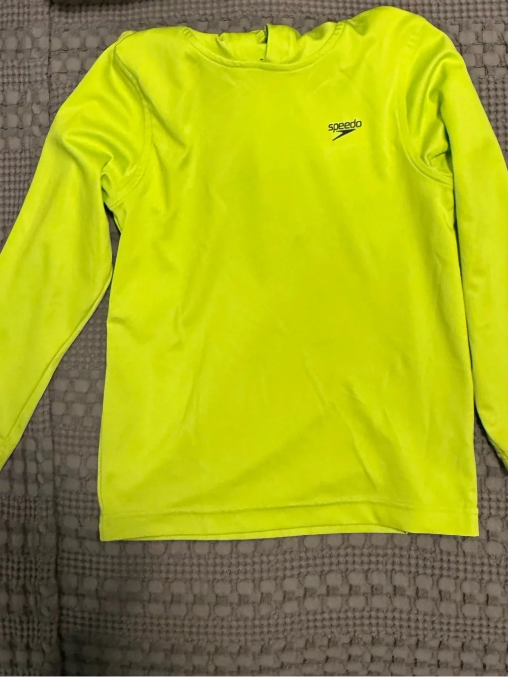 Speedo Neon Yellow Hoodie with Hood